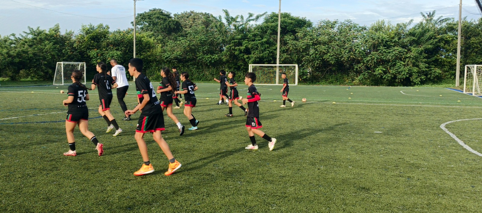 Sesión de entrenamiento técnico